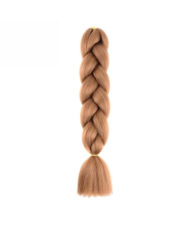 Braiding Hair Jumbo Braids Hair Extensions Colorful braided hair Colorful Twist Braiding Hair Rainbow Colors Extensions Soft Healthy Synthetic Hair (Color : N)