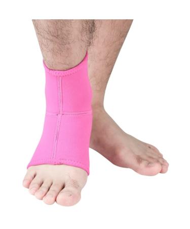 New Ankle Sports Sprain Brace Plantar Fasciitis Relief Achilles Tendonitis Brace Suitable For Men and Women Various Sports and Fitness Running Ankle Protection. (rose M)