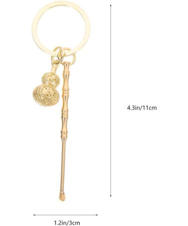 Vintage Brass Ear Spoons Set | Earwax Removal Tools | Healeved 4Pcs | Keychain Gift for Men Women - Buy Online on GoSupps.com