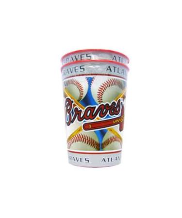 Plastic MLB Atlanta Braves Cup, 16-ounce, 2-Pack