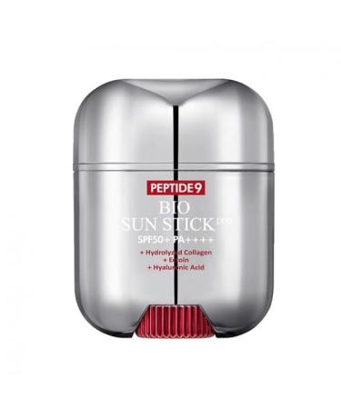 Generic MEDIPEEL Peptide 9 Bio Sun Stick Pro Sun Screen Anti Wrinkle Unisex Sun Stick Peptide 9 Bio Sun Stick SPF50+ Portable UV Protection Sunscreen Stick