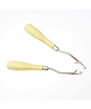 2pcs Healifty Wooden Handle Latch Hook Crochet Needle Set - Durable Tools for Crafting - Buy Online on GoSupps.com