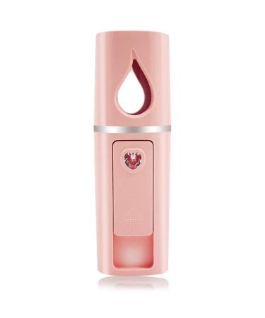 Kqcibz Portable Nano Mister Mini Steamer Atomization Eyelash Extensions with Mirror Pink
