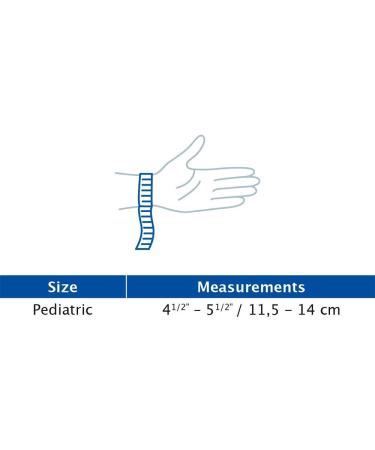 Kids Wrist Stabilizer | Adjustable Pediatric Wrist Brace for Injuries & Sports | Removable Metal Stay | Unisex Right/Left Arm Universal Black - Buy Online on GoSupps.com