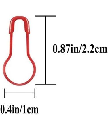 300 Pieces Safety Bulb Pins Crochet Stitch Markers - Knitting & Sewing Safety Metal Pins with Storage Box (10 Colors) - Buy Online on GoSupps.com