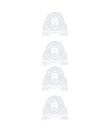 Alipis 4 pieces of razor holder hook with suction cups for the shower hook for shower towels razor stand men razor men razor bad resin suction cup man razor