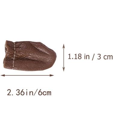 20PCS Leather Finger Cots | Cut Resistant Protector for Cracked Skin | Kitchen, Work, Sculpture | Anti-Slip & Reusable - Random Color - Buy Online on GoSupps.com