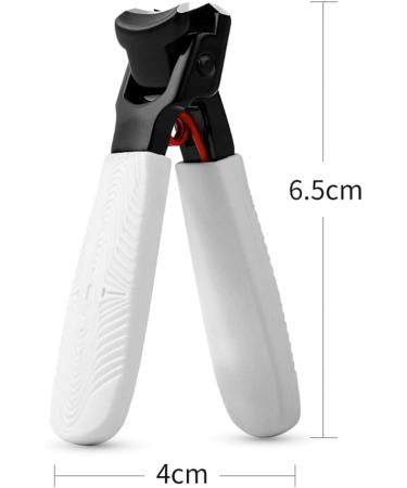 Nail Clippers for Thick Nails with Catcher Wide Jaw Opening Toenail Cutter Heavy Duty Nail Cutter Stainless Steel Fingernail Clipper for Men Women Manicure - Buy Online on GoSupps.com