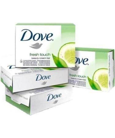 Dove Go Fresh Touch Beauty Cream Soap Bar Cucumber & Green Tea Scent 4ctx 100g