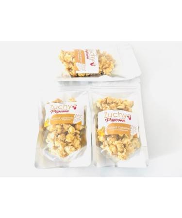 Zuchy Gourmet Popcorn - Bundle Pack of 2. Salted Caramel Gourmet Popcorn. Gluten & GMO free. Suitable for Vegetarians. Natural Ingredients. Air-popped. - Buy Online on GoSupps.com