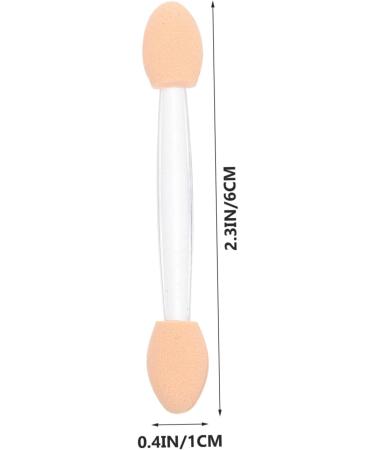 PLAFOPE 50pcs Double Ended Eyeshadow Brush Cosmetic Eye Shadow Sticks Eyeshadow Makeup Sticks Plastic - Buy Online on GoSupps.com