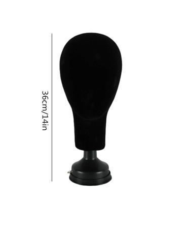 Frisierkopf Wig Head - Styrofoam Wig Stand for Real Hair & Hairdressing | Ideal for Hairstyle Practices - Buy Online on GoSupps.com