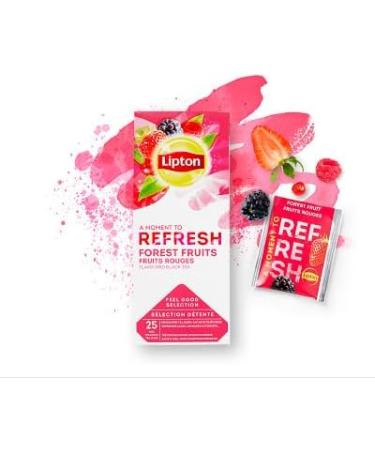 Lipton Feel Good Selection Th Noir Fruits Rouges 3x25 sachets & Lipton Feel Good Selection Th Vert Menthe 3x25 sachets - Buy Online on GoSupps.com