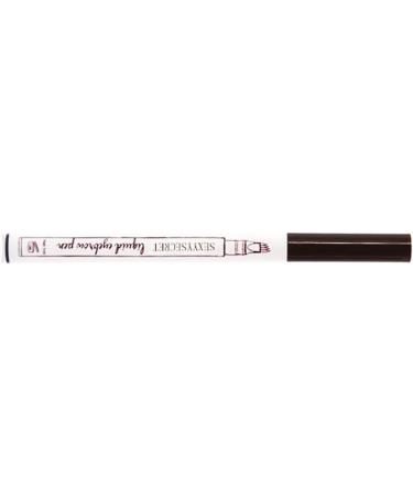 Verdant Touch Liquid Eyebrow Pen Brown 4 Points Waterproof Professional - Buy Online on GoSupps.com