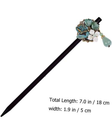 FRCOLOR Hanfu Hairpin Wooden Hair Stick Chinese Retro Hairpins Bun Hair Clip Chinese Bridal Hair Pin Japanese Hair Sticks Chinese Hair Sticks Vintage Classic Bride China - Buy Online on GoSupps.com