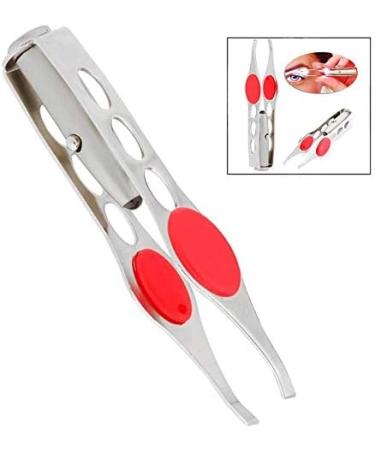 LHKJ LED Tweezer Women Eyebrow Clip with Spotlight LED Tweezers with Light Professional Tool LED Light Stainless Steel Eyebrow Tweezer Hair Removal Makeup Tools - Buy Online on GoSupps.com