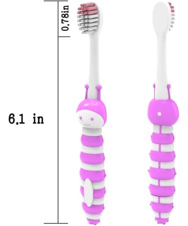 Clypolly Kids Bee Toothbrushes - Pack of 12 | Soft Bristles | Child-Sized Brush Head for Toddlers 3-12 Years | Individually Wrapped - Buy Online on GoSupps.com