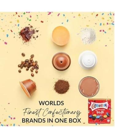 CelEBraTioNS Hot Chocolate Pods Compatible with Nescafe Gusto Machines* - A Selection of Eight of Your Favourite Candy Brands - Hot Chocolate Selection CelEBraTioNs - Buy Online on GoSupps.com