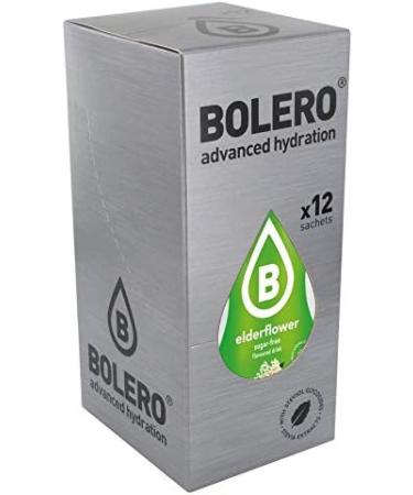 Buy Bolero Classic Elderflower Drink Powder - No Deposit 12 Pieces (9.17g each) - Refreshing International Shipping - Buy Online on GoSupps.com