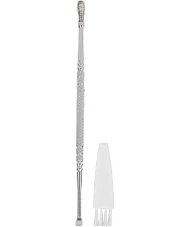 Double Head Metal Ear Spoon | Ergonomic Design | Relieve Itching | for Beauty Salon | Silver - Buy Online on GoSupps.com