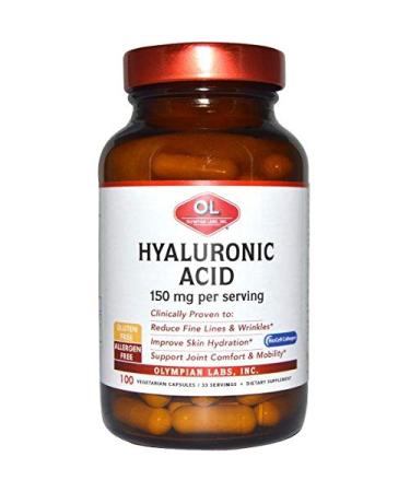 Olympian Labs Hyaluronic Acid with BioCell Collagen Type II - 100 Capsules