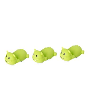 Fomiyes 3st Shampoo brush scalps Babykopf Peeling Babyshampoo Shampoo For Children Shower Brush Children's Bushes Children Pinsel W scher Massage Dusche Hair Artefact to the pebble