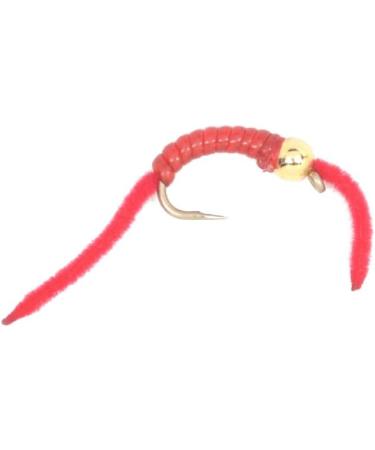 San Juan Worm Trout Fly Assortment - 12 Power Bead Wet Nymph Flies - Size 10 Hooks - 4 Patterns - Fly Fishing Place - Buy Online on GoSupps.com