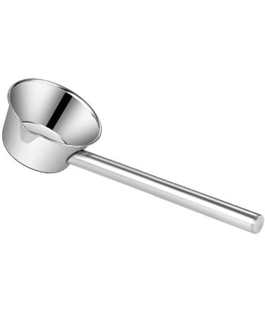 Water Ladle Long Handle Stainless Steel Soup Spoon Water Dipper Shampoo Ladle Cup Serving Ladle for Kitchen Bathroom Garden