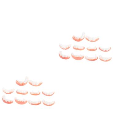 Lurrose 20 STK Halloween-Tahnet Halloween make-up Halloween Make-up Gagtechnoblade-Cosplay Farking ball suits Clothing Halloween decorations Cosplay teeth decoration dentures photo