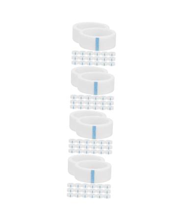 FRCOLOR 80 Rolls Non-woven Fabric Eyelash Tape White Tape Beauty Tape Breathable Fabric Tape Eyeshadow Tape Eyelid Tape Electric Tape White Makeup Stuff Eye Shadow Make up