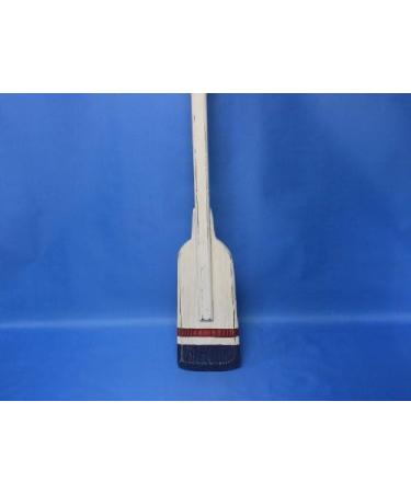 Hampton Nautical Wooden Crawford Rowing Oar 36 with Hooks - Authentic Wood Design - Buy Online on GoSupps.com