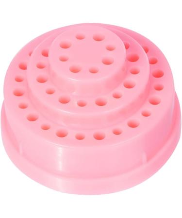 Nail Drill Bits Holder Acrylic Nail Drill Stand Displayer Organizer Container 48 Holes Manicure Tools Storage Box With Acrylic Cover Rose - Buy Online on GoSupps.com