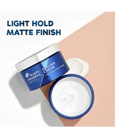 Head & Shoulders Men's Anti-Dandruff Styling Hair Cream - Light Hold, Matte Finish - 3 Oz - Buy Online on GoSupps.com