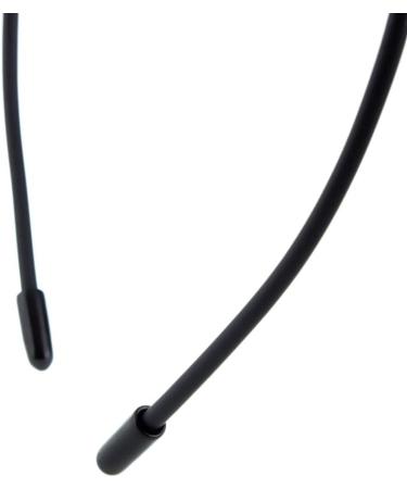 Narrow Unisex Silicone Headband - 0.2 cm x 13 cm - Black Headband for Women & Men - International Shipping Available - Buy Online on GoSupps.com