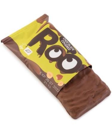 Roo'bar - Vegan Gluten-Free Hazelnut Energy Bars Coated in Dark Chocolate - Pack of 3 - sports snack - healthy snack - 100% natural - Buy Online on GoSupps.com