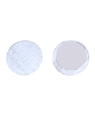 Housoutil 100pcs Stickers Metal Makeup Eyeshadow Palette Eyeshadow Tin Iron Plates Eye Shadow Tool Make up