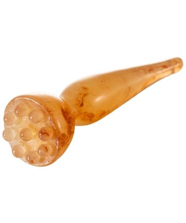 Beavorty massage tab Massage devices for the neck and back of Chinese scrapers back scratch tool scratching massage device Face face Guasha-Schaber beeswax crystal rod as shown