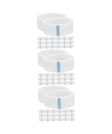 FRCOLOR 60 Rolls Non-woven Fabric Eyelid Tape Basics Masking Tape Makeup Artist Must Haves White Duct Tape Electric Tape White Lash Extensions Supplies Eyelash Extension Belt