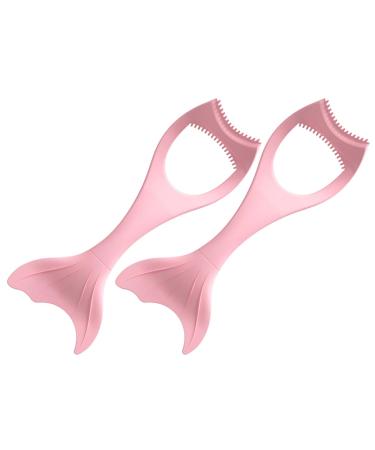 DOITOOL 2pcs Mascara Brush Eyelash Tools Silicone Mold Eyeliner Molds Women Eyeliner Stencils Simple Girl