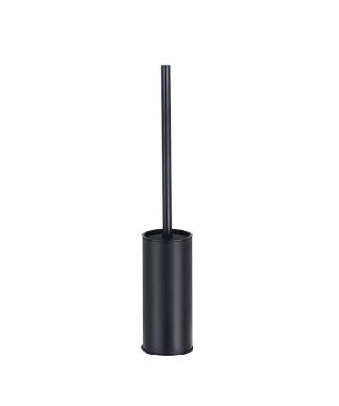Stainless Steel 304 Rubber Painted Black Toilet Brush Cleaning Tool Holder with Toilet Brush