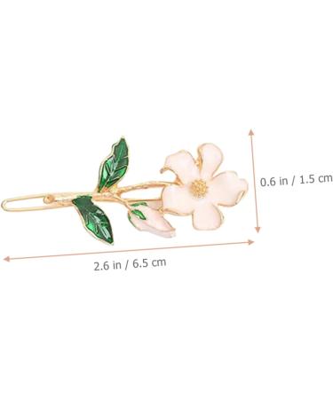 Beaupretty 1 Set hairpin hair barrettes for women elastic hair scrunchies girls hair tie girls hair band hair ties for girls clips for hair flower hair ties women's chic side clip alloy - Buy Online on GoSupps.com