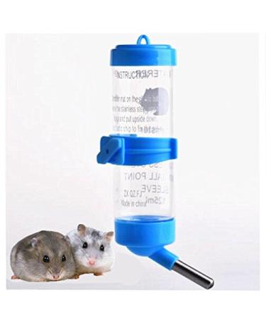 Hypeety Hamster Cage Drinking Water Bottle Parrot Mice Rat Gerbils Water Feeder Bowl 125ML (4.4 oz) 1Pcs Random Color