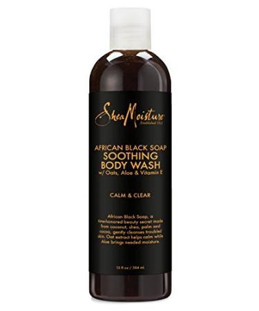 SheaMoisture African Black Soap Soothing Body Wash 13 fl oz (384 ml)