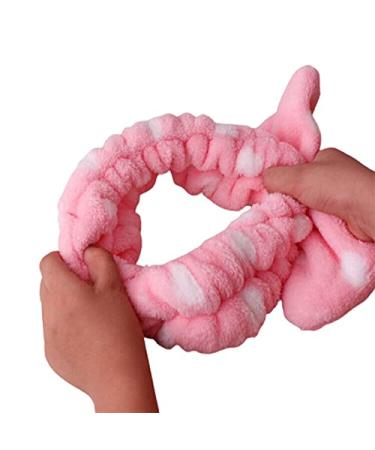 Demarkt Bowknot Headband - Pink Hair Accessories for Makeup & Facial Cleansing | International Shipping Available - Buy Online on GoSupps.com