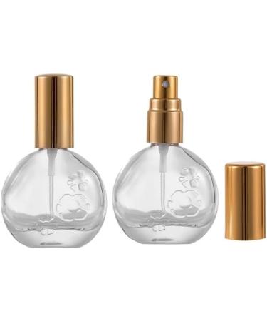 25pcs Refillable Perfume Spray Bottles 12ml - Travel-friendly Glass Atomizers with Gold Lid - Perfect for Makeup & Travel - Buy Online on GoSupps.com
