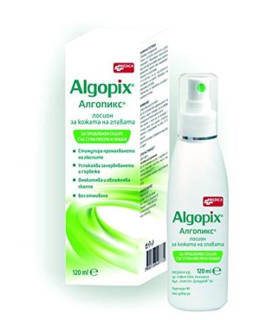 Algopix Scalp Lotion 120 ml for problematic scalp with dry scales and flakes, soothes itching, moisturizes