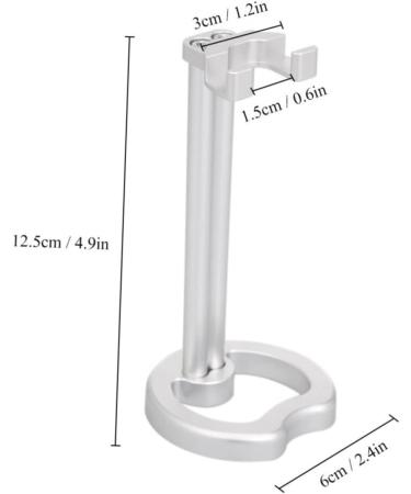 Minkissy 3-in-1 Razor & Brush Holder | Men's Shaving Stand for Safety Razors | Durable Rust-Resistant Steel - Buy Online on GoSupps.com