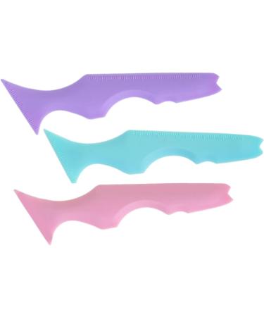 MAGICLULU 15 Pcs Silicone Beauty Ruler Mascara Applicator Purple Mascara Lash Tool Lipstick Wearing Face - Buy Online on GoSupps.com