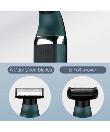 2 in 1 Electric Shaver for Men - Rechargeable Wet Dry Razor & Beard Trimmer - Buy Online on GoSupps.com