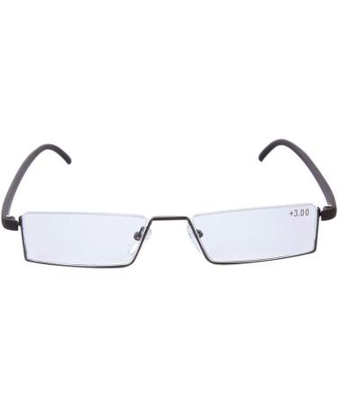 Kokobin Ultra-Light Reading Glasses +2.5 Diopters | Metal Half-Frame & TR90 | Unisex | Includes Glasses Case - Buy Online on GoSupps.com